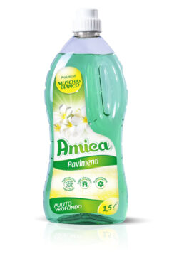 Amica Detersivo Pavimenti Muschio Bianco - Pavimenti e superfici dure - 1,5lt